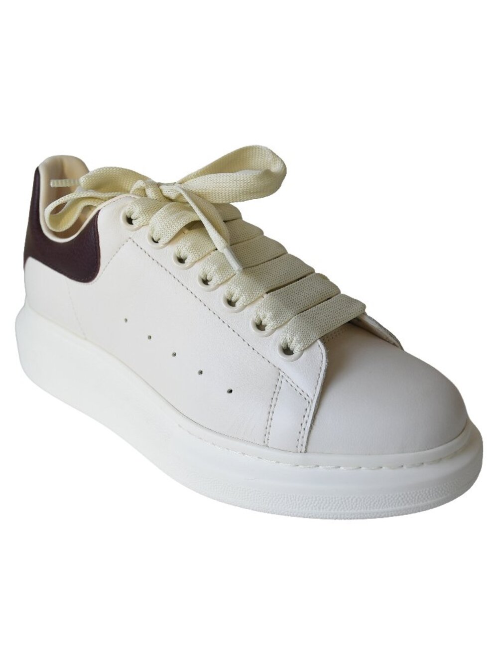Alexander McQueen Oversized Sneaker White Bordeaux